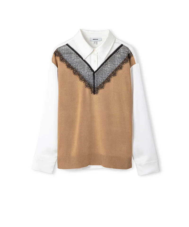 Ipekyol  Mixed Color-Block Shirt for Women | Best Price UAE
