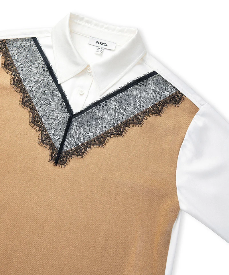 Ipekyol  Mixed Color-Block Shirt for Women | Best Price UAE