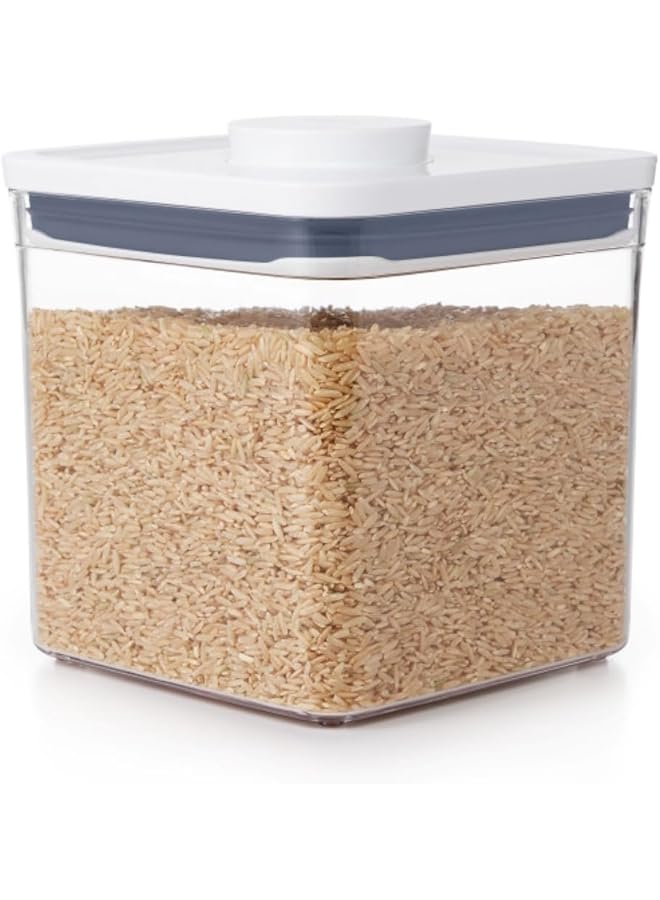 OXO New Good Grips Pop Container   Airtight Food Storage 2.8 Qt   Square   Sugar 11233600V1Uk