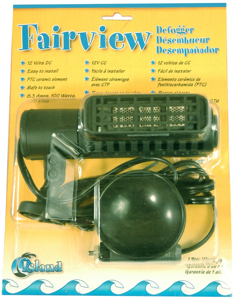 Caframo Fairview 9303, 12-Volt Windshield Defogger, Black, 6.75” x 2.5” x 4.0” - Image 2
