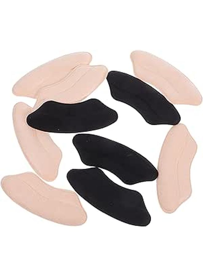 5 Pairs Gel Heel Pads Shoe Liners Cushion Inserts Anti Blister Loose Fit - Image 1