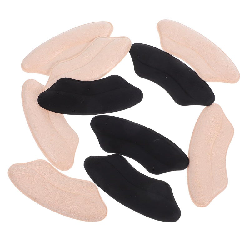 5 Pairs Gel Heel Pads Shoe Liners Cushion Inserts Anti Blister Loose Fit - Image 2