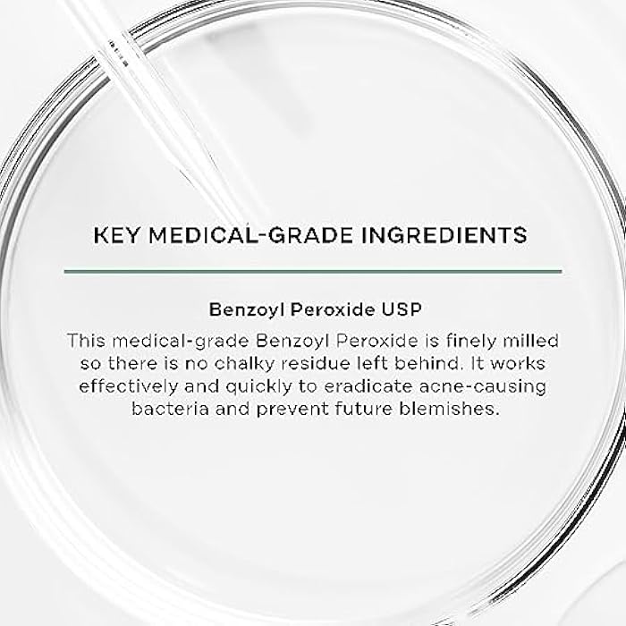 Replenix BP Acne Face Wash, 6.7 Fl Oz, Non-Oily Benzoyl Peroxide Facial Cleanser with Medical-Grade Ingredients for Acne-Prone Skin, Gently Unclogs & Refines Pores, Non-Drying & Non-Irritating - Image 3
