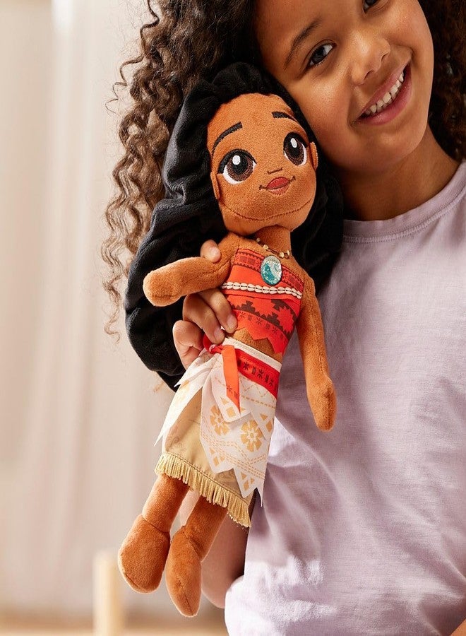 Disney Store Official Princess Plush Doll, Moana, Medium 14 Inches, Soft Plushy with Embroidered Features, Princess Toys for Girls, Disney Dolls, Stuffed Animals for Girls - Image 2