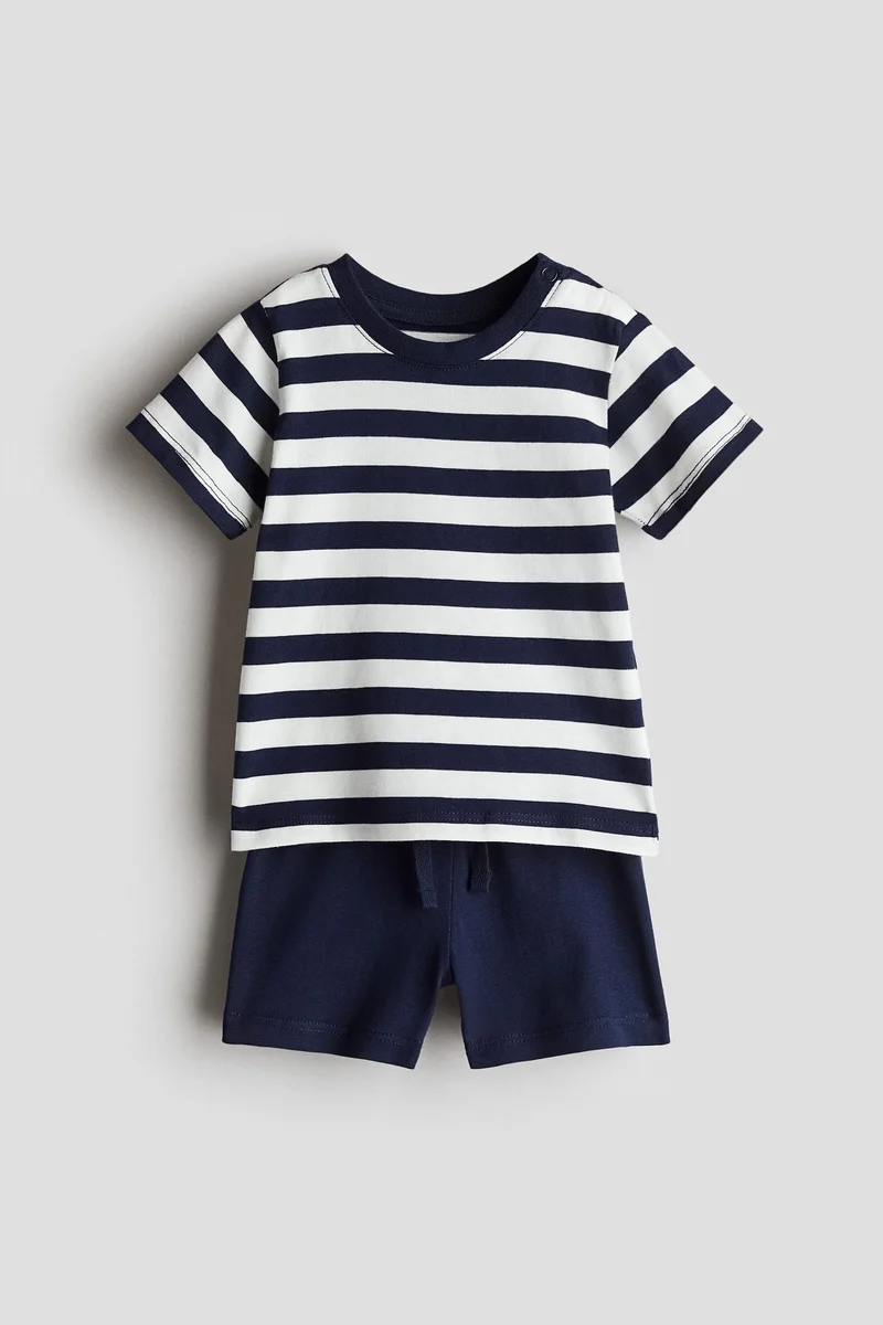 H&M 2-piece cotton jersey set