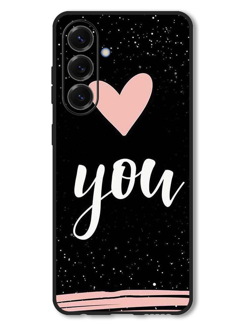 Theodor Case Compatible with Samsung Galaxy F56 6.74 Inch Protection Shockproof Bumper Cover You  Heart - Image 1