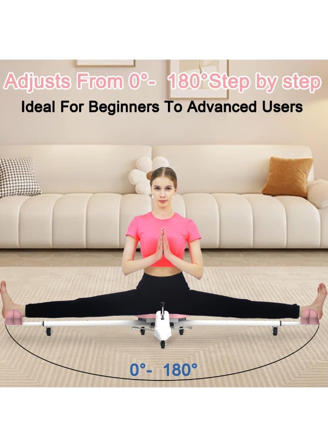 WALALLA Professional Leg Split Stretching Machine Adjustable Split Machine for Yoga, Dance, Martial Arts Flexibility Training  Home Gym Equipment with Back Cushion Load Capacity 300lbs - Image 3