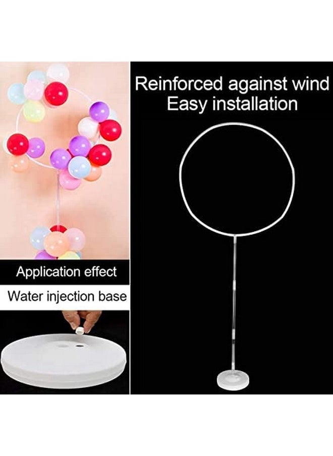 Smartcraft Smartcraft Plastic Round Circle Balloon Frame Stand Holder Kit For Decoration For Birthday, Wedding, Graduation And Baby Shower Photo Background Decoration, Pack of 1  - Image 3