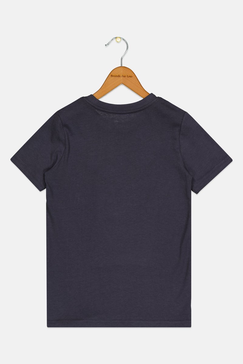 PUMA Kids Boy Sportswear Fit Short Sleeve Outdoor T-Shirt, Grey - Image 3