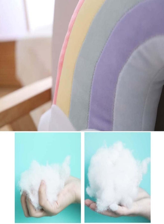 Rainbow plush pillow children's Rainbow Cushion - Image 2