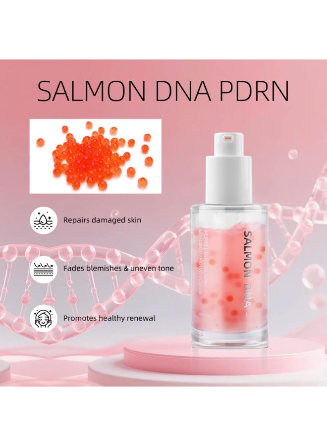 jalan Salmon DNA PDRN Pink Repair Serum – Repairs Damaged Skin, Fades Imperfections and Uneven Skin Tone, Promotes Healthy Skin Renewal, 50g - Image 2