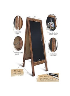 Smart Chalkboard Sign Extra Small Standing Easel Sturdy Sidewalk Sign Board  - Image 3