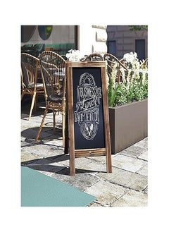 Smart Chalkboard Sign Extra Small Standing Easel Sturdy Sidewalk Sign Board  - Image 4