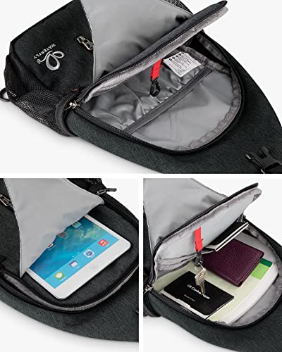 WATERFLY حقيبة ظهر مائية CROSSBODY سلاينج حقيبة سفر مشي حقيبة صدر يومية - Image 4