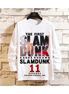 KUYING New Slam Dunk Master Loose Casual Long Sleeve Bottom Shirt  - Image 1