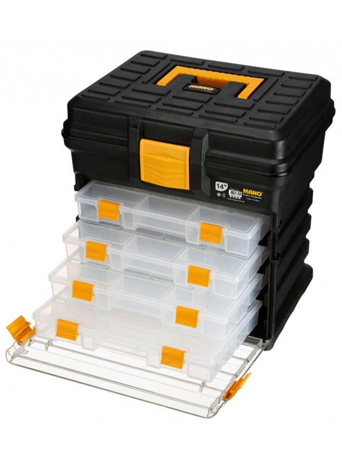 Mano Hobby Toolbox & Hobby Organizer 14" - 340mm x 272mm x 341mm - H-14 Model - Image 4