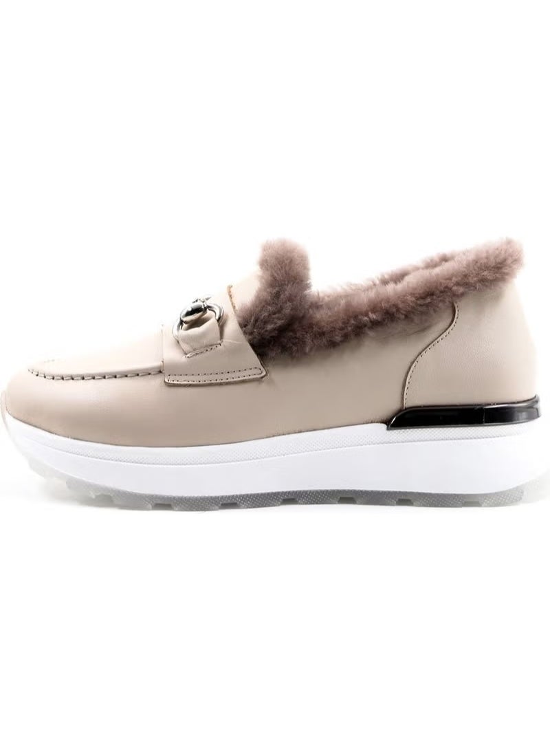 Fast Step Leather Shearling Women's Casual Shoes 757KZA24501 - Image 2