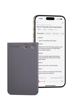 مسجل صوت PLAUD NOTE AI، تحكم بالتطبيق، نسخ وتلخيص مُمكّن بواسطة Chat GPT، يدعم 57 لغة، 64 جيجابايت، مسجل صوت للمكالمات والاجتماعات والمقابلات، لون أسود - pzsku/Z2AA865F782DD7C5CFC87Z/45/1746640100/6b1d4668-b749-4bab-9884-34501c1ce1a5