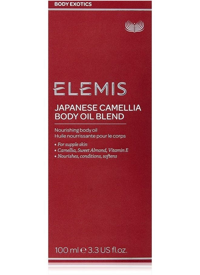 Elemis - Japanese Camellia Body Oil Blend | Luxuriously Lightweight Body Oil Nourishes, Conditions, and Softens Pregnant and Postpartum Skin | 100 mL, 3.3 Fl Oz (Pack of 1) - Image 1