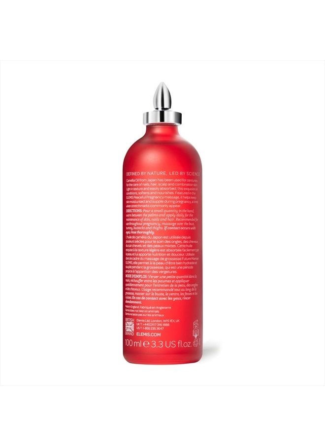 Elemis - Japanese Camellia Body Oil Blend | Luxuriously Lightweight Body Oil Nourishes, Conditions, and Softens Pregnant and Postpartum Skin | 100 mL, 3.3 Fl Oz (Pack of 1) - Image 1