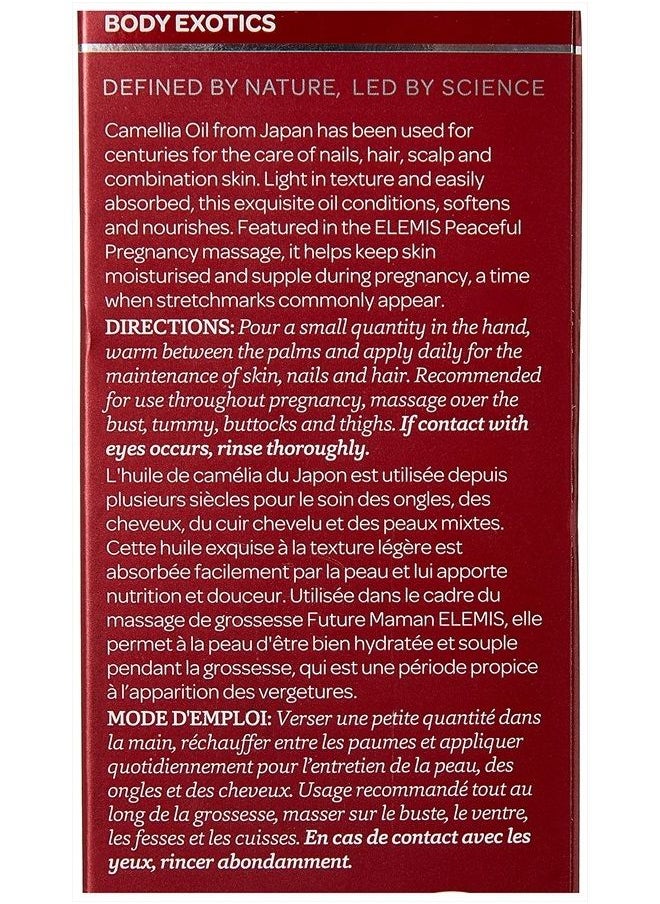 Elemis - Japanese Camellia Body Oil Blend | Luxuriously Lightweight Body Oil Nourishes, Conditions, and Softens Pregnant and Postpartum Skin | 100 mL, 3.3 Fl Oz (Pack of 1) - Image 1