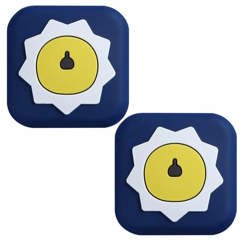 BENCI BENCI Door Handle Stopper Bumpers Cartoon Buffer Self Adhesive Design Protect Walls Furniture Protection Pad Reduce Noise Wide Application 4CM 2 Pc Lock - Image 1