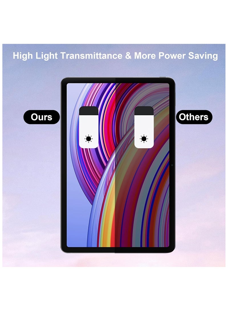 1 Pack Privacy Screen Protector Compatible with Xiaomi Redmi Pad Pro 12.1 inch 2024 Tempered Glass Screen Protector 9H Hardness Anti-scratch - Image 3