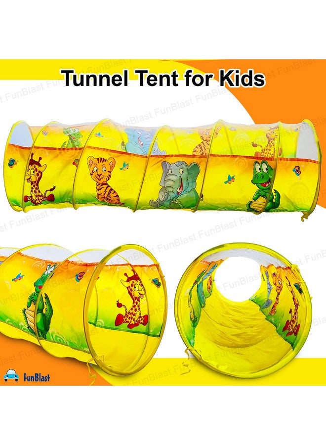 فنبلاست نفق فن بلاست للأطفال منبثق للاستخدام الداخلي والخارجي، خيمة نفق قابلة للطي بطول 6 أقدام للأطفال، ألعاب أنشطة منبثقة للأطفال - متعدد الألوان - Image 5