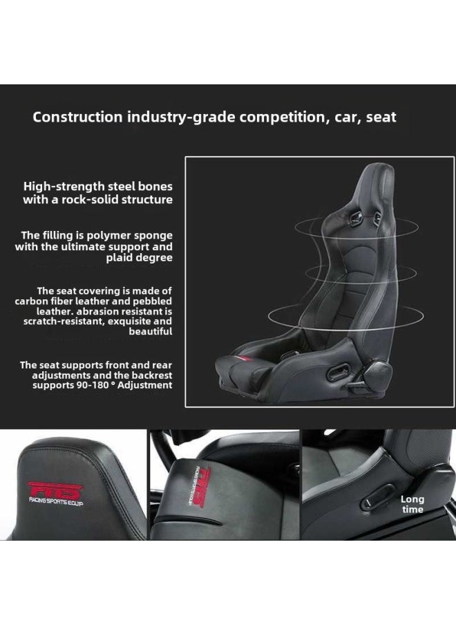 Generic - Racing Simulator PNS GT-M Racing Simulator Bracket Seat Cockpit Full Set MOZA Figure Marth Speedster-Product Color:Convenient Mobile Accessory Package - Image 1
