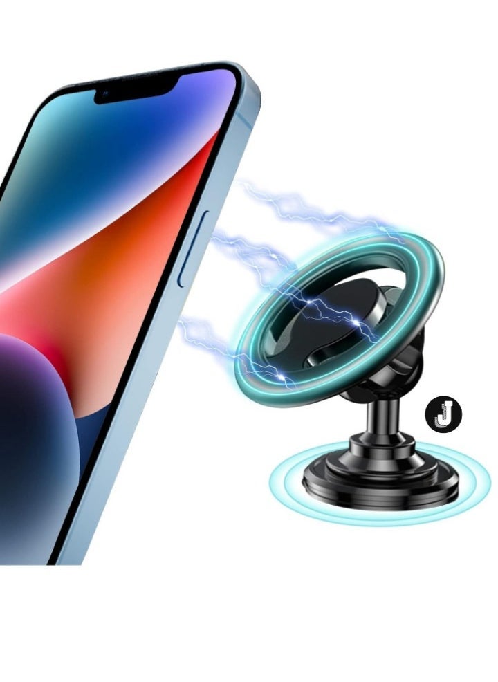 JAJEEK "Magnetic Car Phone Holder – Magsafe Compatible Dashboard & Air Vent Mount for iPhone 14/13/12 Series and All Phones" - Image 1