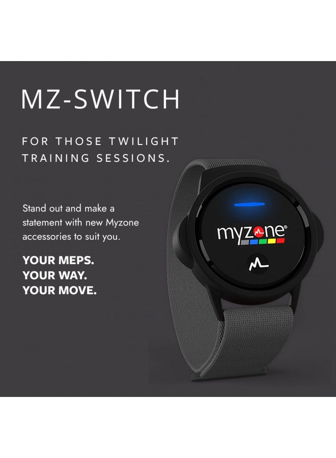 MYZONE MYZONE MZ Switch Replacement Arm & Wrist Straps (Grey) - Image 2