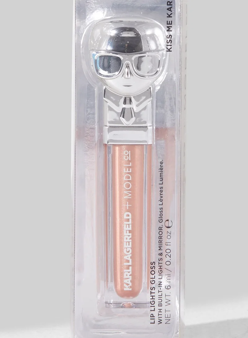 KARL LAGERFELD + MODELCO Lip Lights Ultra Shine Gloss - KISS ME KARL