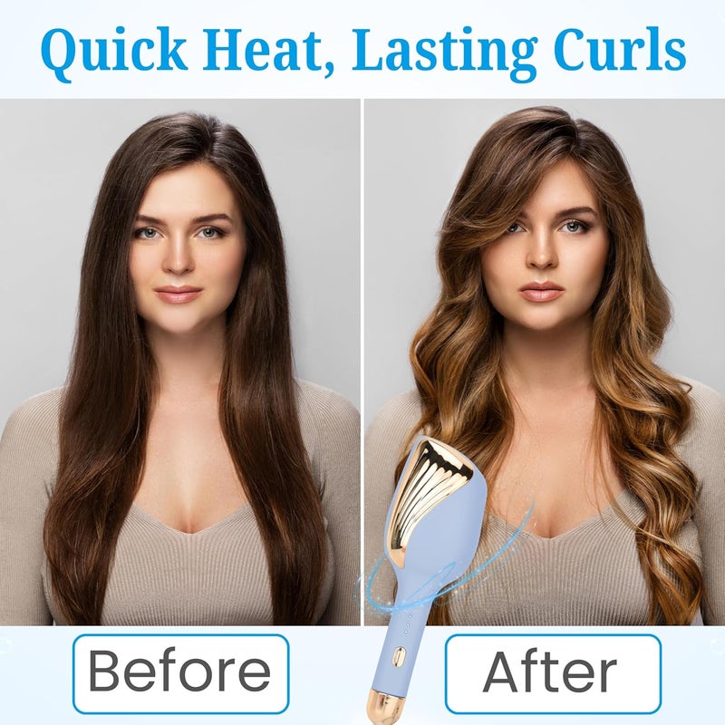 JAYTOP Hair Curler Machine | Automatic Hair Curler For Women with 3 Temperature Settings | Easy Wavy & Curly Hairstyles | Beach Waves Curling Iron | Anti-Scald Design, Quick Curls in 10-15 Min, Tangle-Free, Ceramic Coating, 360° Swivel Cord (Purple) - Image 4