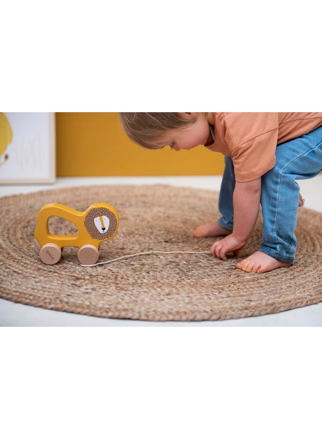 Trixie Wooden pull along toy - Mr. Lion - Image 2