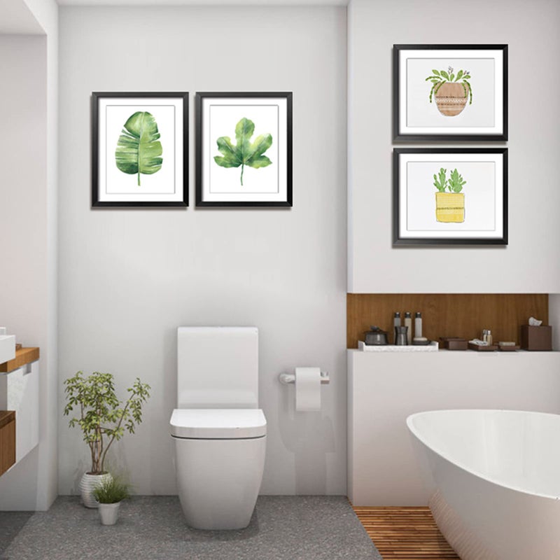 Giftgarden 8x10 Picture Frame Black with Mat  9.4x11.7 Outer Frames Matted to 8 x 10 Photos for Wall or Tabletop Decor  Set of 4 - Image 2