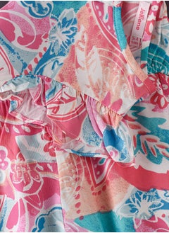 Jelliene Sunny Smiles: Girls' Soft Viscose Jumpsuit | Comfy Chic & Summer Fun  - Image 4