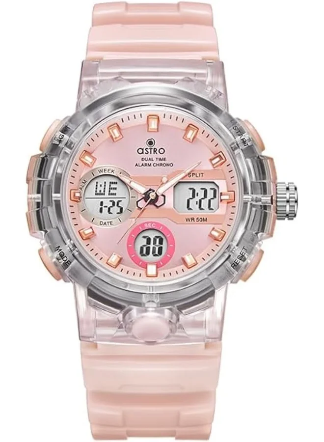 ASTRO Astro Kids P3202 Movement Watch, Analog-Digital Display and Polyurethane Strap