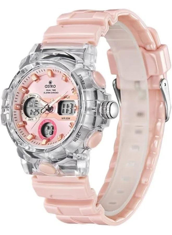 ASTRO Astro Kids P3202 Movement Watch, Analog-Digital Display and Polyurethane Strap