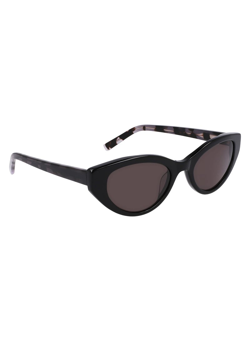 DKNY Women's Oval Sunglasses - DK548S-001-5120 - BLACK - Lens Size: 51 Mm - Image 4
