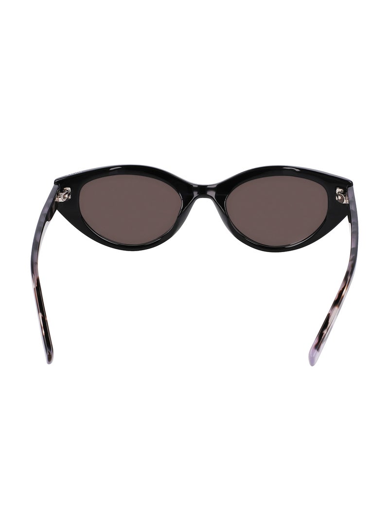 DKNY Women's Oval Sunglasses - DK548S-001-5120 - BLACK - Lens Size: 51 Mm - Image 2
