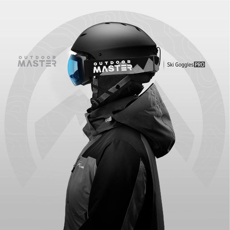 OutdoorMaster نظارات تزلج PRO - بدون إطار، عدسة قابلة للتبديل 100% حماية UV400 نظارات ثلج للرجال والنساء - Image 5