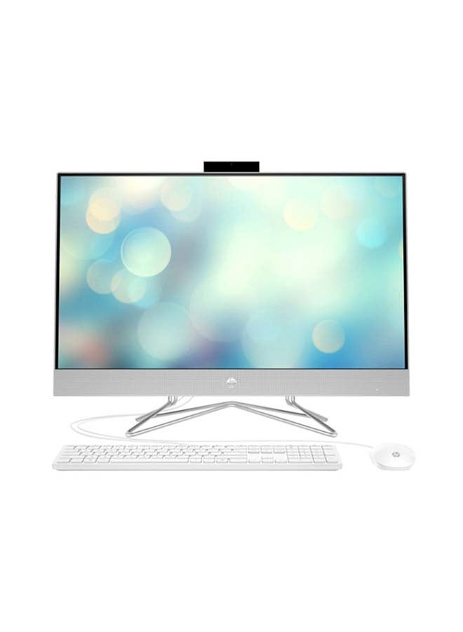 HP 240 G9 All In One With 23.8-Inch Full HD (1920x1080) IPS Display, Core i7-1255U Processor/16GB RAM/512GB SSD/Intel Iris XE Graphics/DOS(Without Windows)/ English White - Image 1