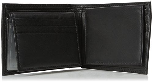 Buxton Men's Emblem Double Id Billfold Wallet, Black, One Size - Image 5