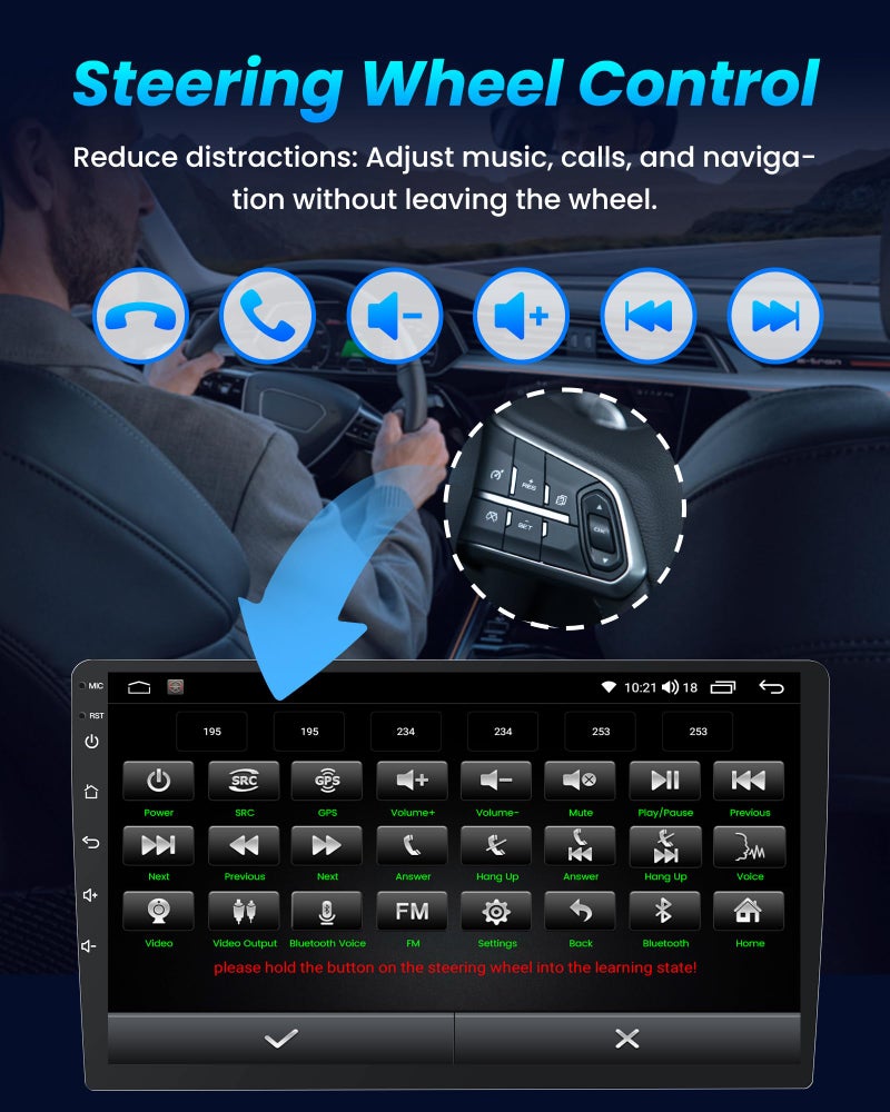 Jufodrca 4Core 64G ROM Car Radio Stereo for Nissan Altima 2007-2012: Upgrade 5G-WIFI 9" 1280*800 Touch Screen Head Unit Wireless Carplay Android Auto Bluetooth GPS RDS FM Mirror Link Backup Camera (Manual AC) - Image 5