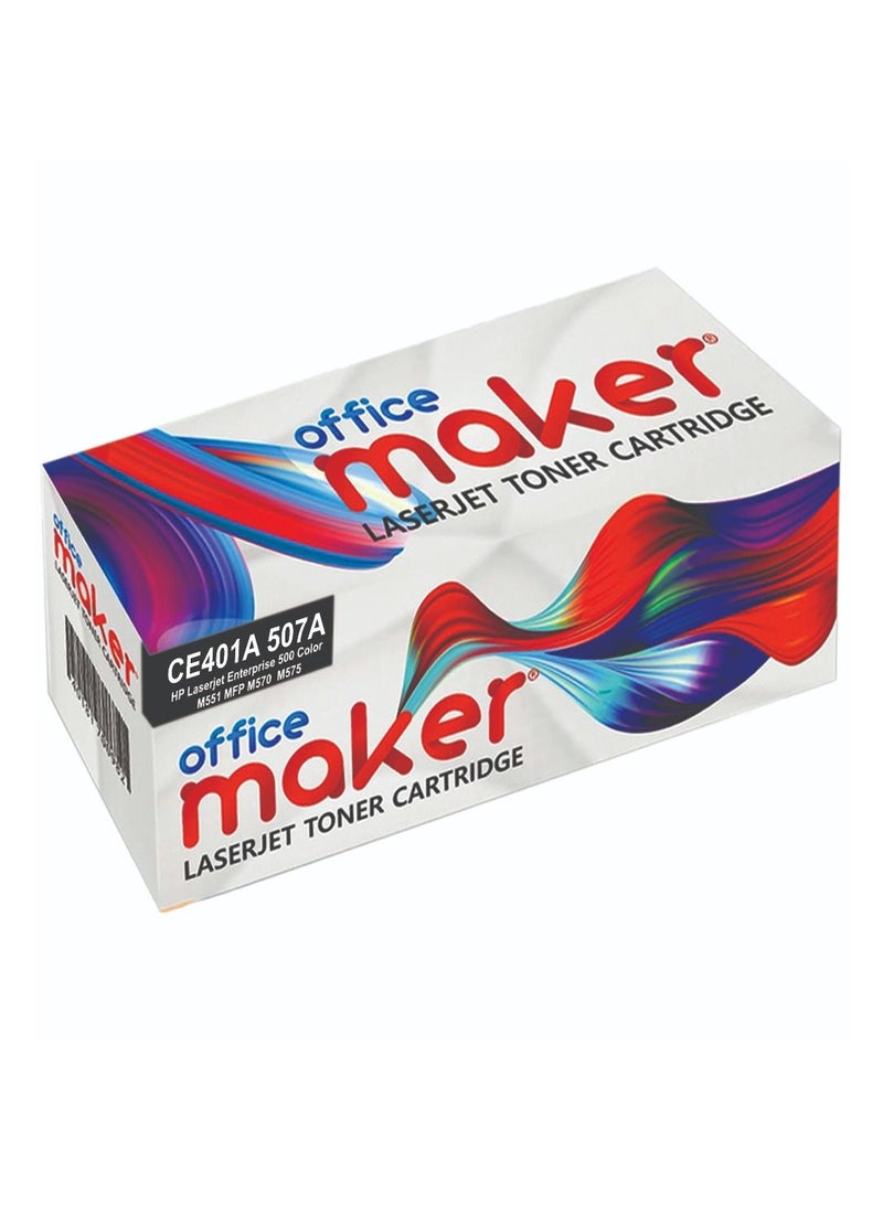 Office Maker Office maker Replacement Toner Cartridge HP 507A CE401A (Cyan)  - Image 2