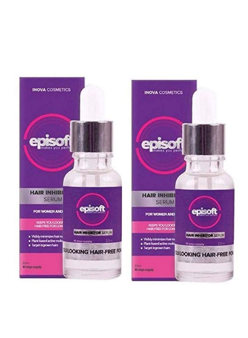 Episoft Pack Of 2 Hair Removal Inhibitor Serum 30ml x 2