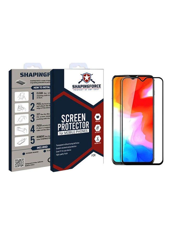 IAF Tempered Glass Screen Protector For OnePlus 6T Black/Clear