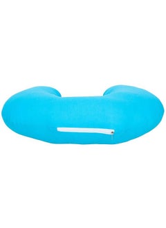 Get It Cotton 5 In 1 Feeding Pillow With Detachable Cover For Baby (Full Blue)  - Image 3