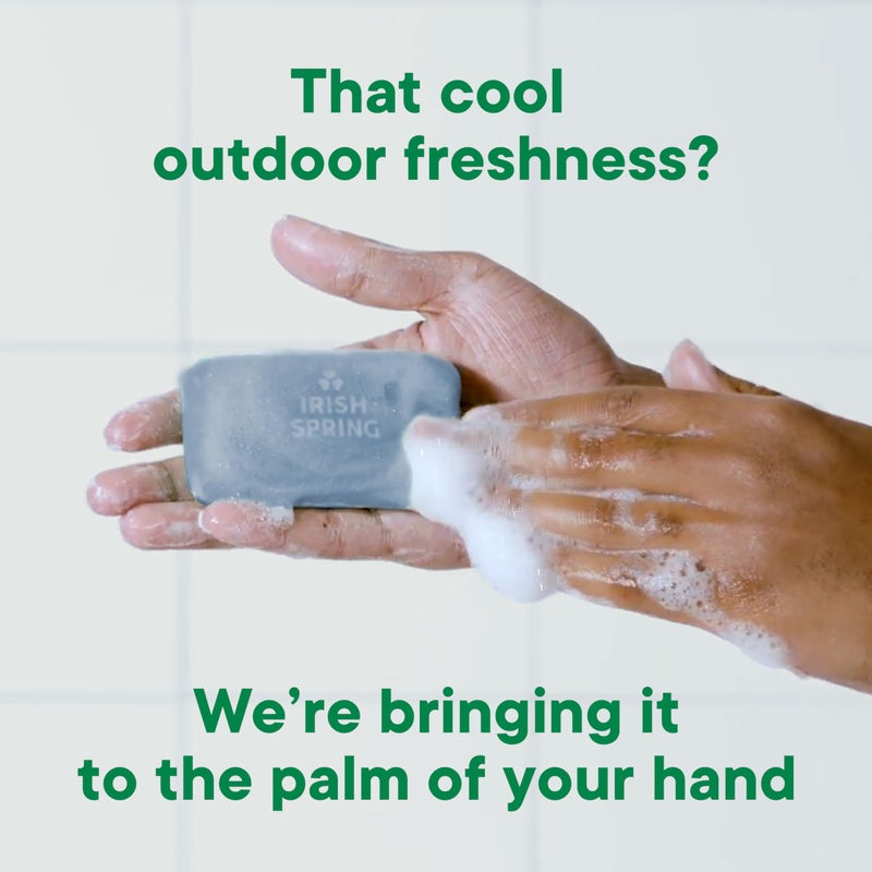 Irish Spring Bar Soap for Men, Moisture Blast, 3.7 Oz, 24 Pack - Image 4