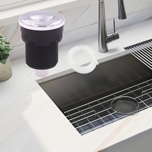 Anglepingping Garbage Disposal Button, Air Switch Button for Garbage Disposal with Air Hose, Sink Top Switch for InSinkErator Garbage Disposal - Image 4